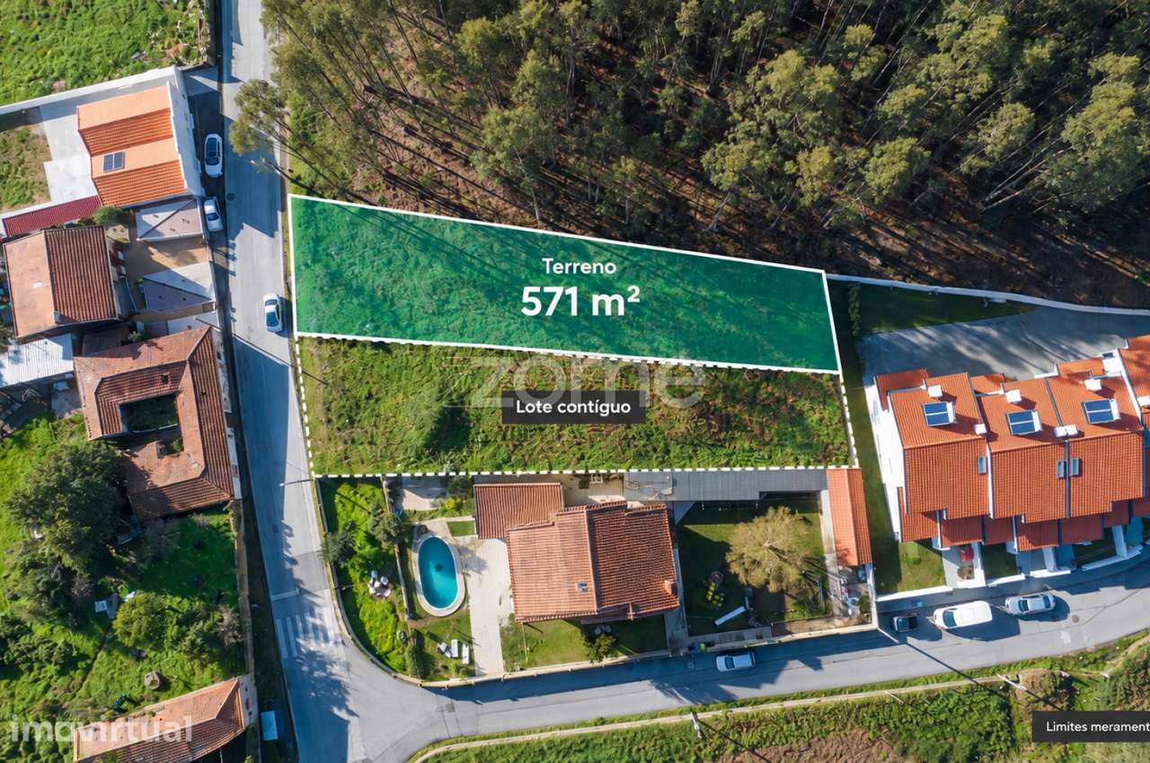 Terreno Urbano com 571m2, Nogueira da Regedoura, Santa Maria da Feira.