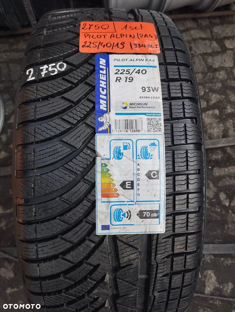 225 40 19 Michelin Pilot Alpin 4 (PA4) 1szt Zima - 1