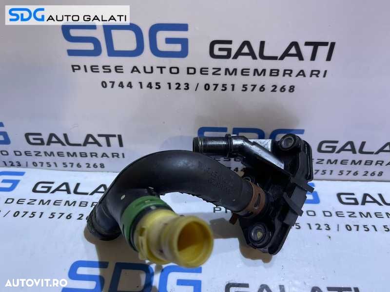 Furtun Conducta Apa Carcasa Termostat Motor Renault Clio 3 1.5 DCI 2005 - 2014 Cod 800386720 [L7649] - 4