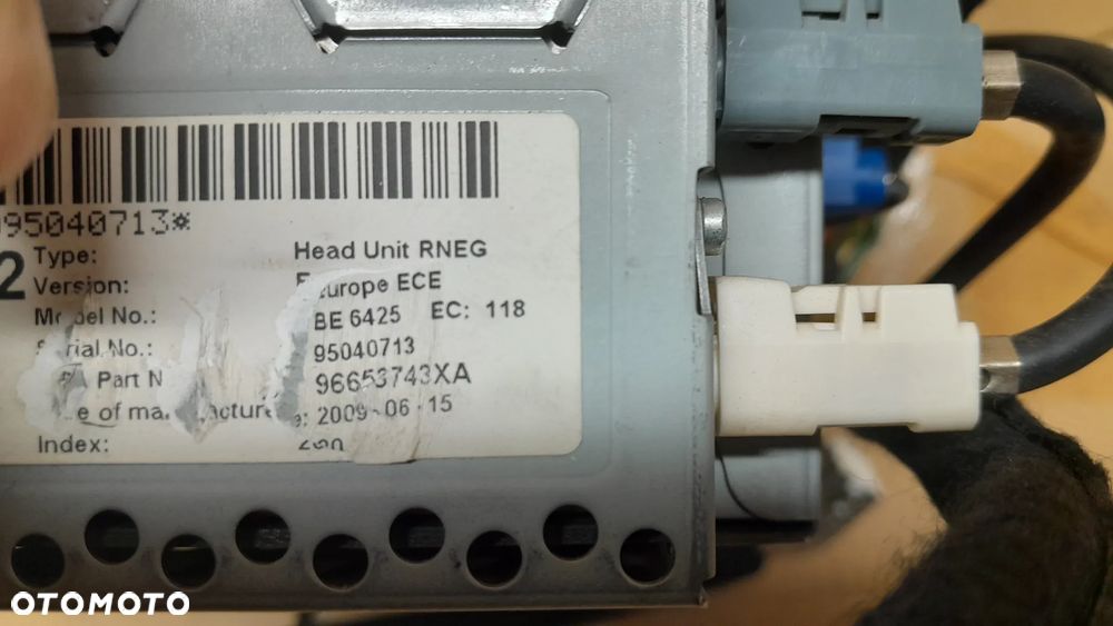 CITROEN PEUGEOT 407 RADIO NAWIGACJA   96653743XA - 8