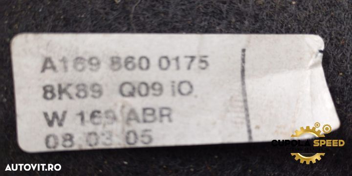 Rulou portbagaj A1698600175 Mercedes-Benz A-Class W169 [2004 - 2008] - 2