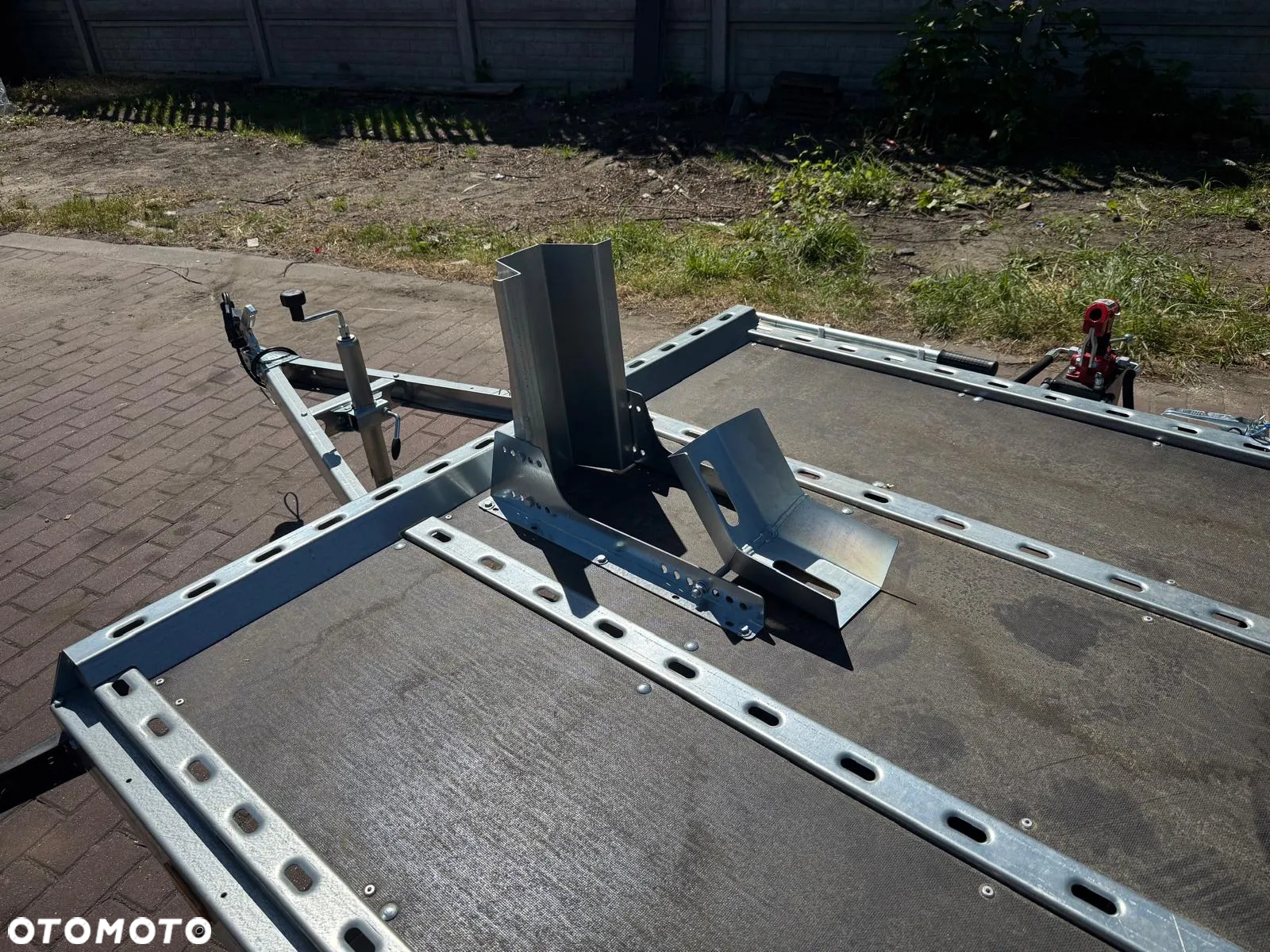 TEMARED Przyczepa MOTO-QUAD 246x160 uchylna hydraulicznie uniwersalna moto quad traktorek atv - 6
