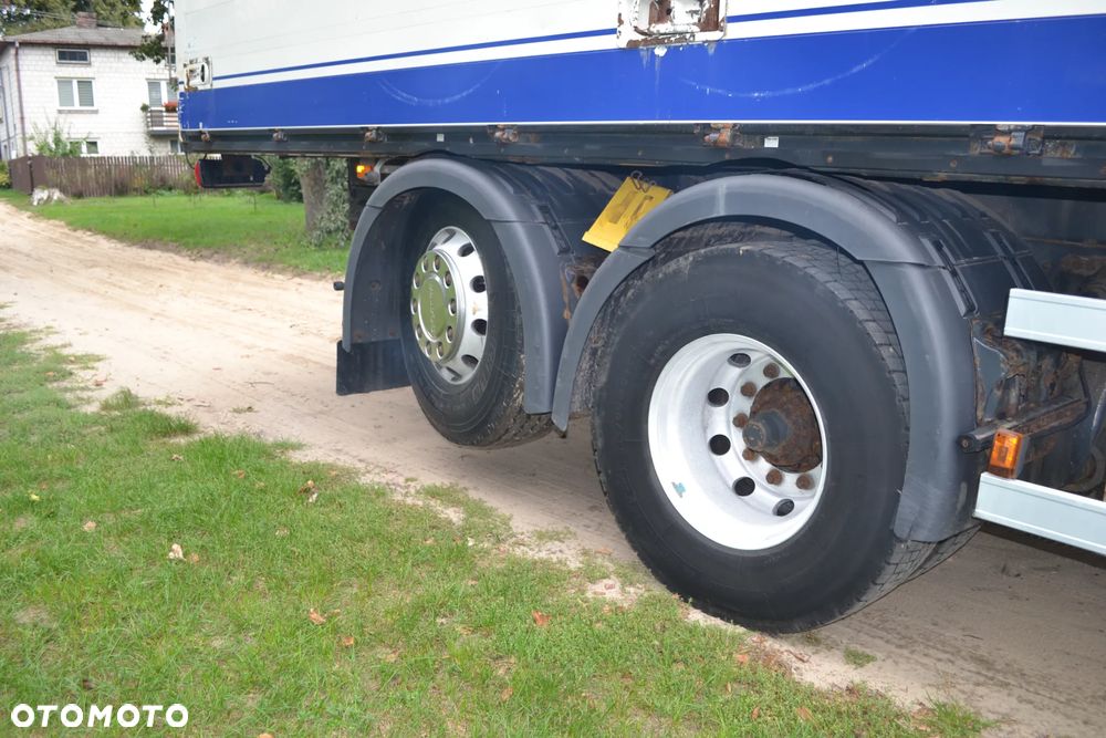 Scania R 420 TRZECIA OŚ SKRĘTNA ZESTAW PLATFORMA 2x7.75 m KLIMATYZACJA - 9