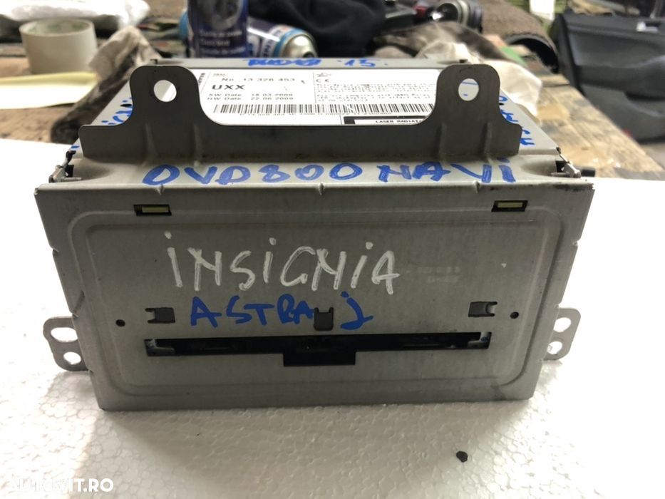 Unitate navigatie dvd 800 OPEL Astra J sau Insignia cod piesa 13326453 - 1