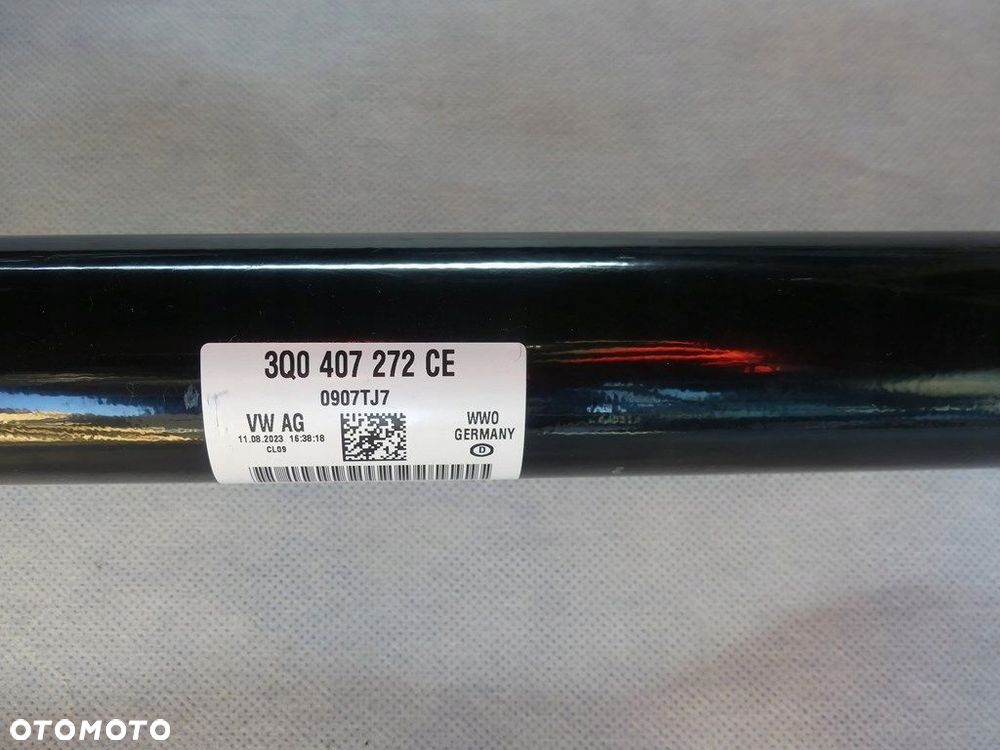 dw touran 5t lift półoś prawa 3q0407272ce - 2