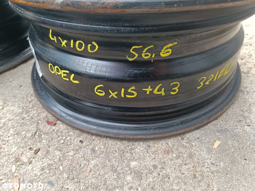 4x100 Felgi Stalowe Stal 15 Koła Fiat Punto Grande Evo DAEWOO NUBIRA LANOS NEXIA KALOS CHEVROLET AVEO OPEL ASTRA G CORSA C D E ADAM VECTRA Meriva A Legnica ALU-RAD - 6