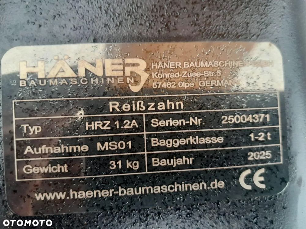 Pazur zrywak do korzeni ripper Lehnhoff MS01 MS03 CAT305 fi45 - 5