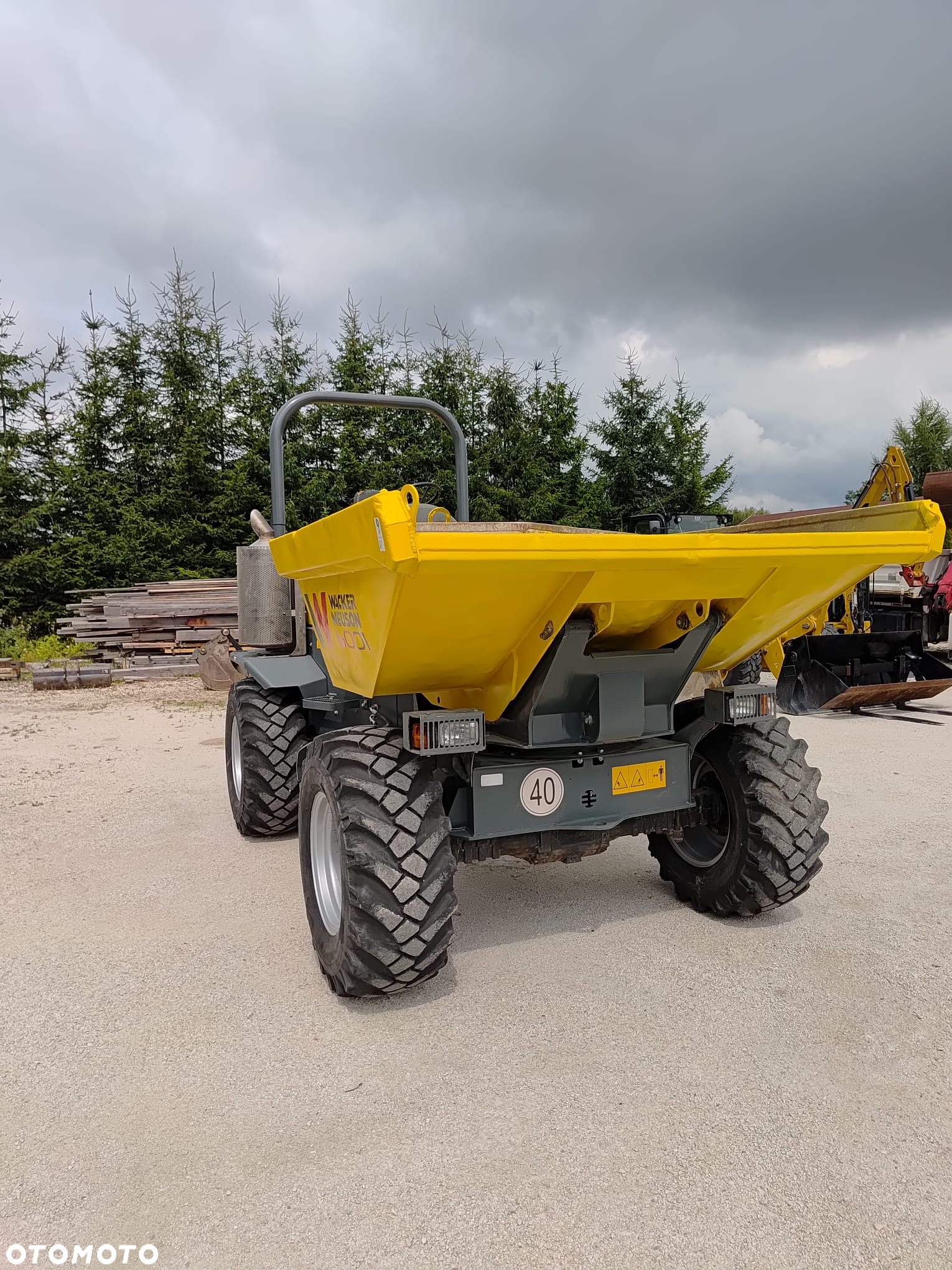 Wacker Neuson WOZIDŁO BUDOWLANE 6ton WACKER NEUSON 6001 4x4 3 4m3 obrotowa wywrotka 3 Stronna Thwaites Benford MECALAC Ausa sxr TEREX Deutz 4 cyl ST TA6s kiper taczka wysyp - 7