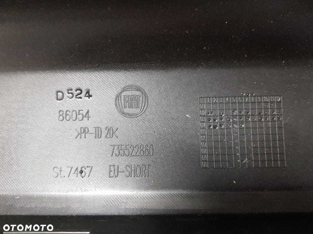 FABRYCZNIE NOWY ORYGINALNY ZDERZAK TYLNY TYŁ FIAT 500L 4xPDC 12-17  735522860 - 10