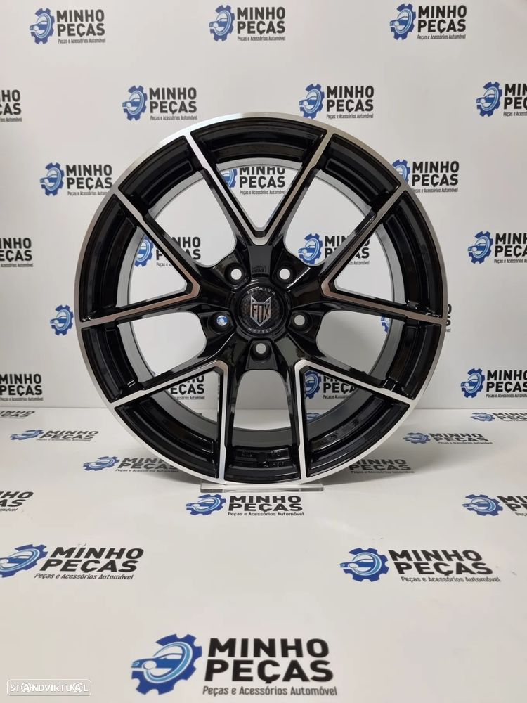 Jantes Fox FX5 em 17 (5x120) Preto Polido - 8