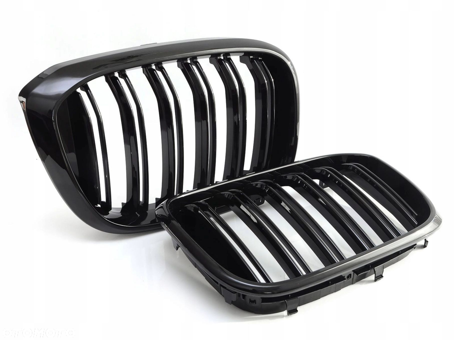 Atrapa Nerki Grill Czarny Połysk 2szt M-Performance BMW X3 G01 X4 G02 - 3