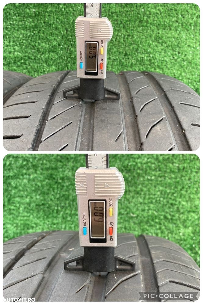 Set 2 anvelope vară Continental ContiSportContact5 255 45 19  5-6 mm - 8