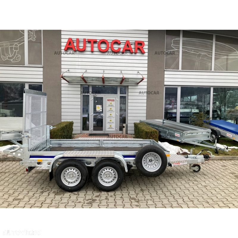 Wiola Remorca cu doua axe, franata, pentru transportul utilajelor de constructii 2,7t 3m - 2