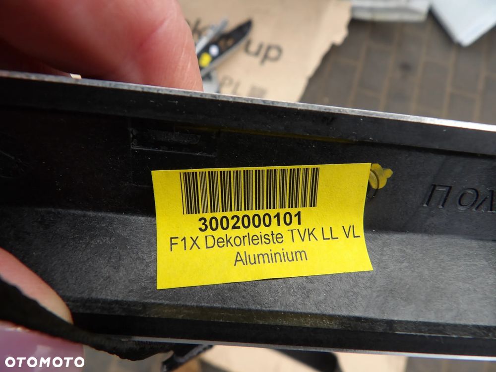 BMW - F12 - KOMPLET LISTEW - DEKORY - ALUMINIUM - 9217408  9197525  9242735  9197526 - 12
