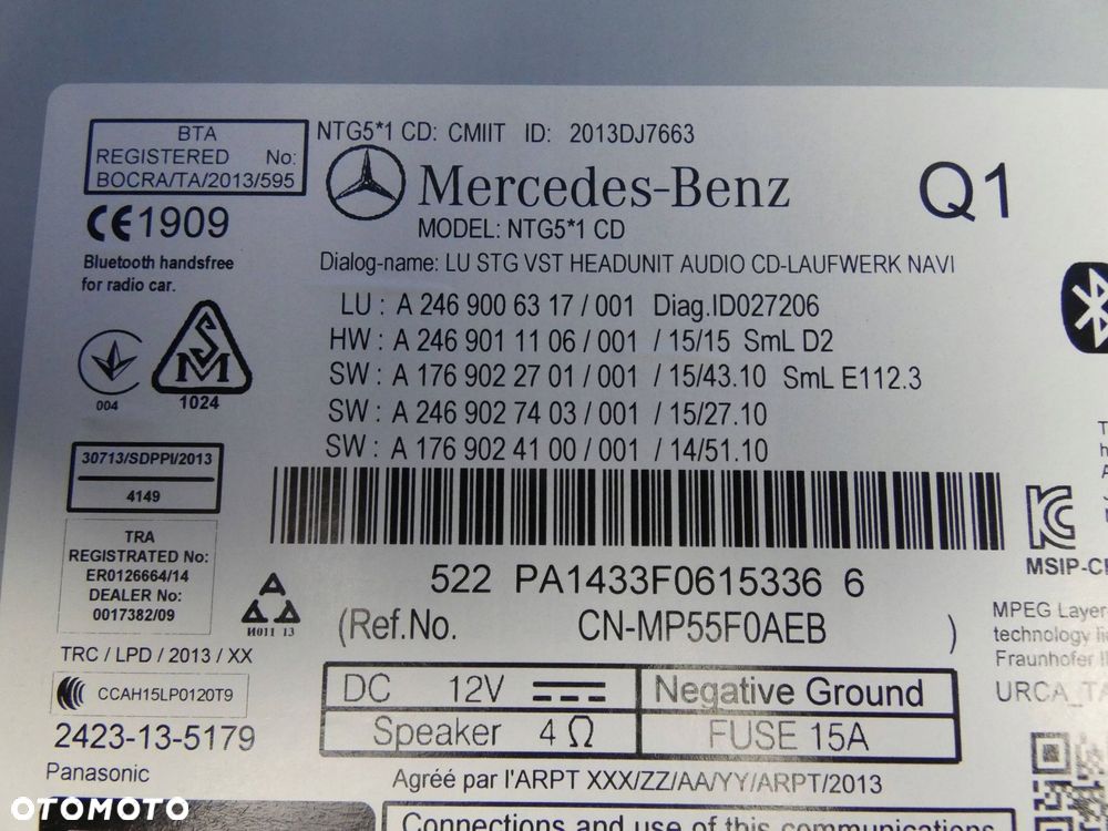 MERCEDES GLA W156 A W176 CLA W117 RADIO FABRYCZNE NAWIGACJA - 3