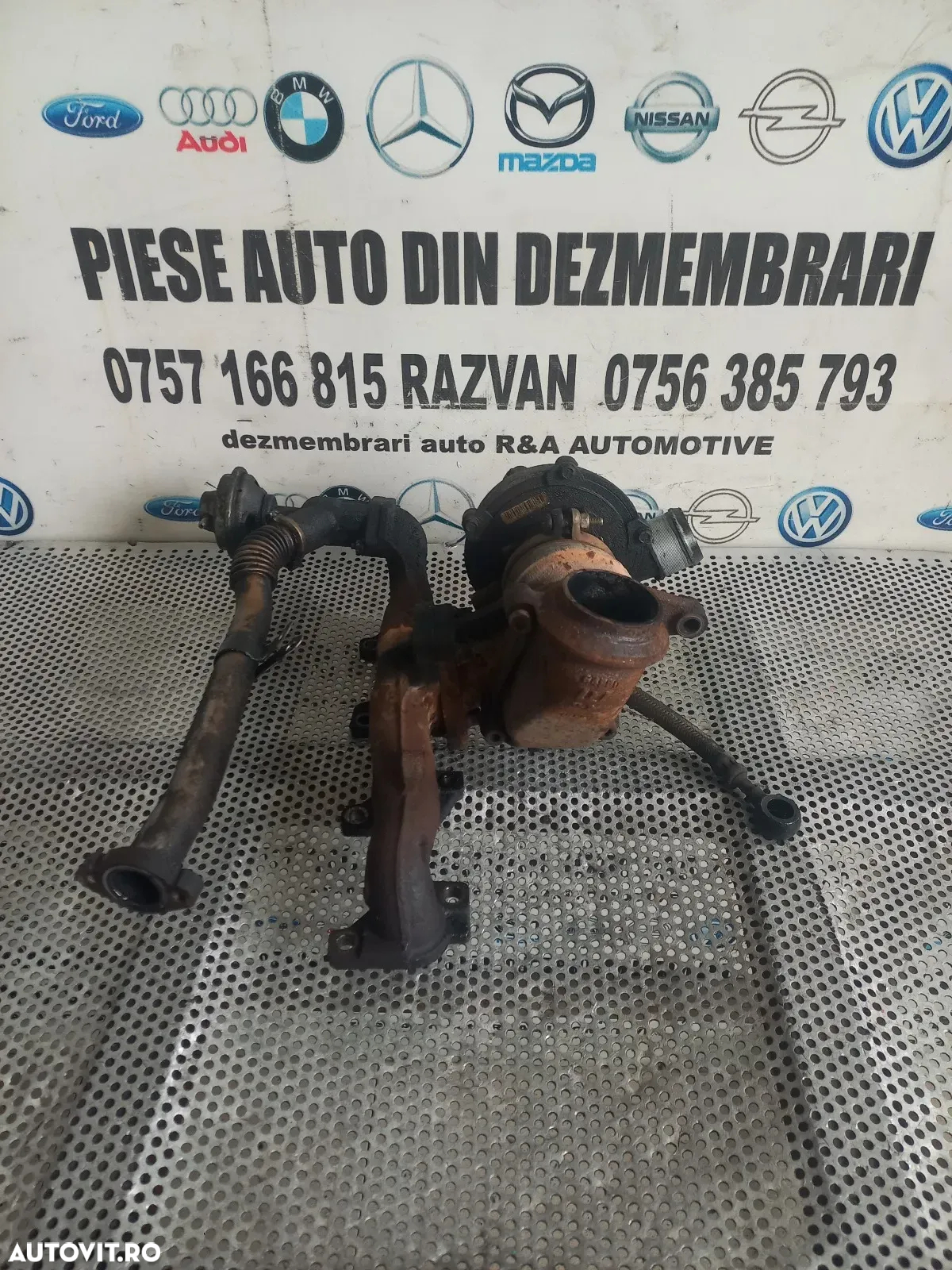 Turbo Turbina Citroen Peugeot Ford 307 406 C5 2.0 Hdi Motor RHR Cod - 3