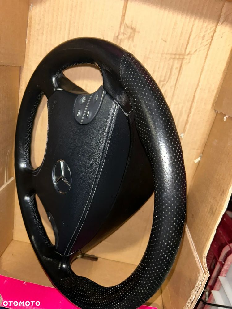 Kierownica MERCEDES CLK 55 W208 W210 E AMG airbag skóra - 14