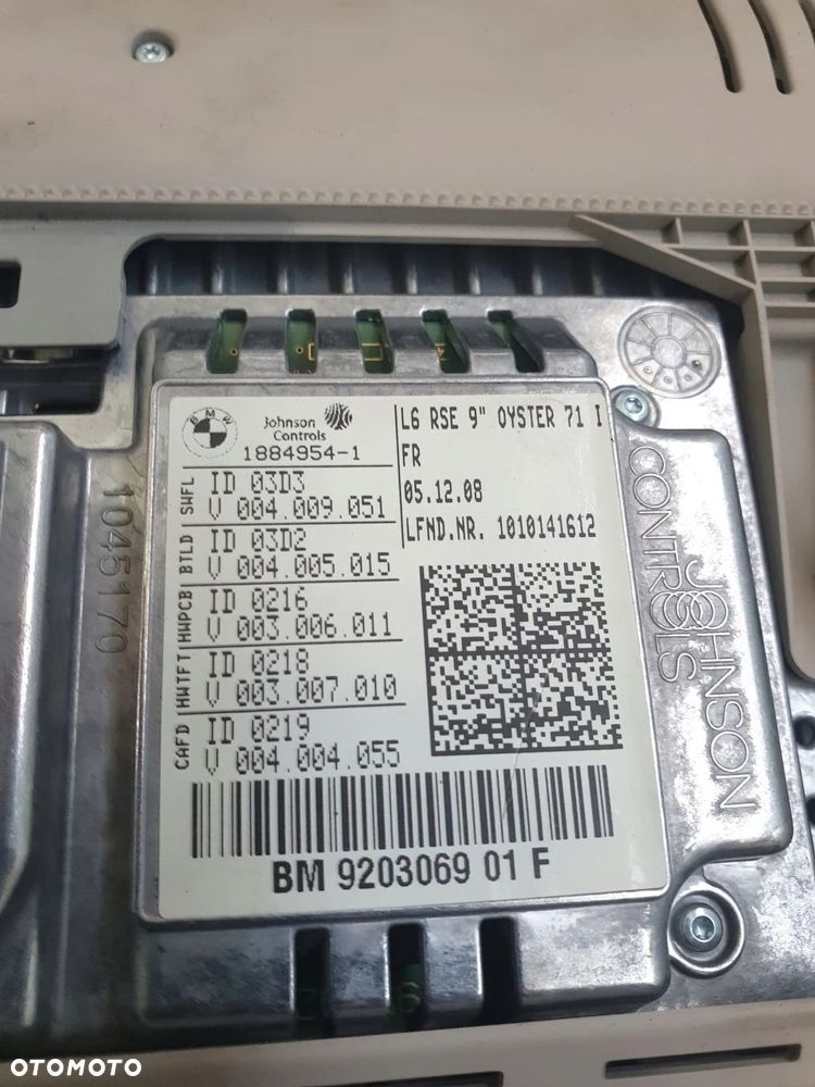 BMW F02 F01 MONITORY DVD TYŁ KOMPLET - 7