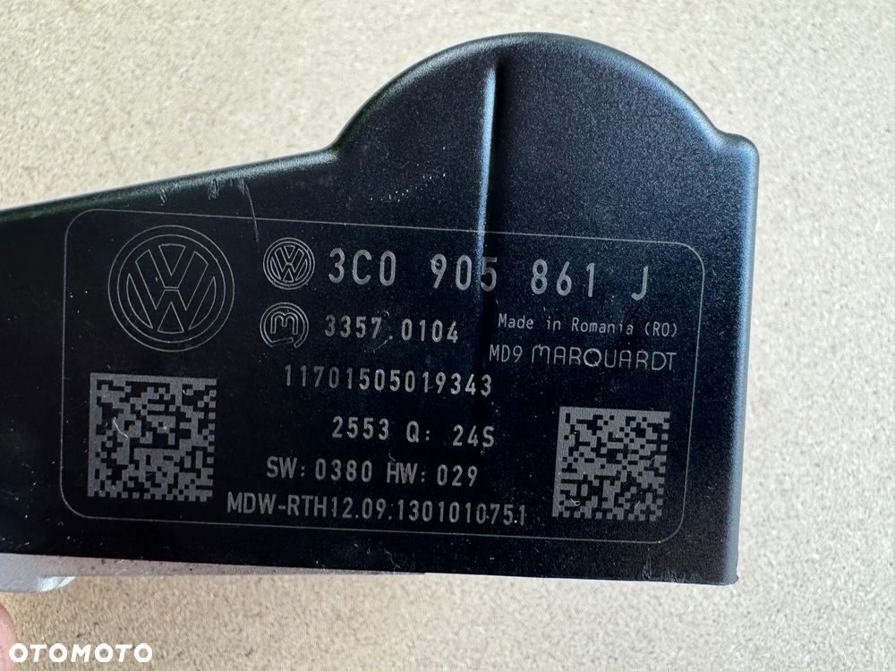 MODUŁ RYGIEL BLOKADA KIEROWNICY Vw Passat B6 B7 3C0905861J - 4