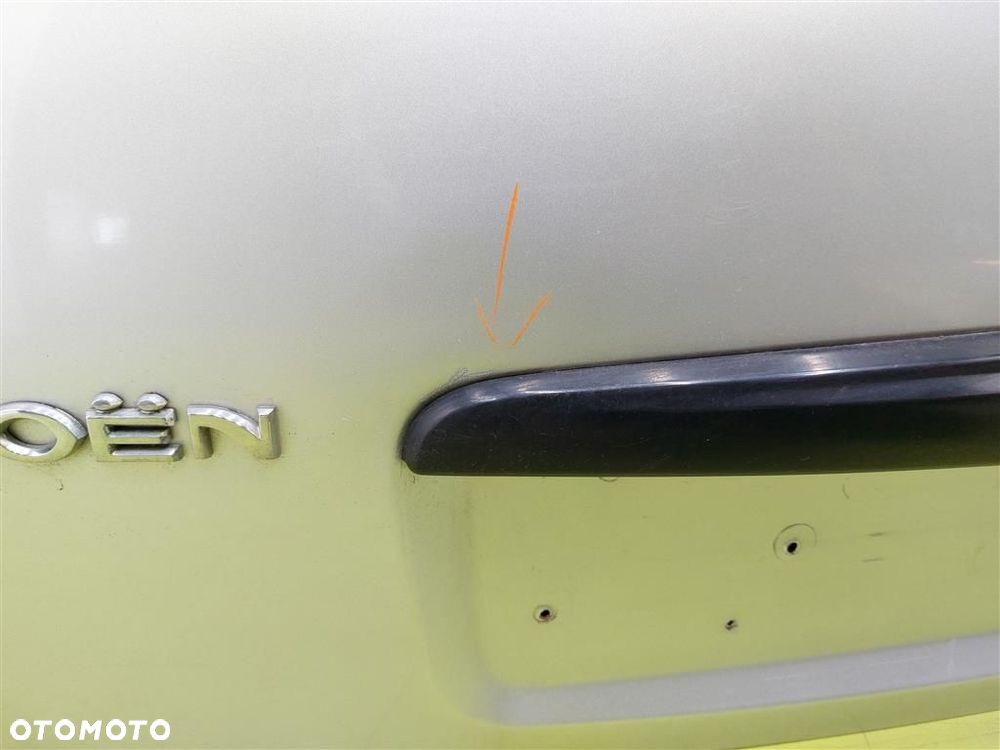 Klapa tył tylna Citroen C3 I 2002-2009R LAK:EZRC SREBRNY 5 DRZWI SZYBA KPL - 7