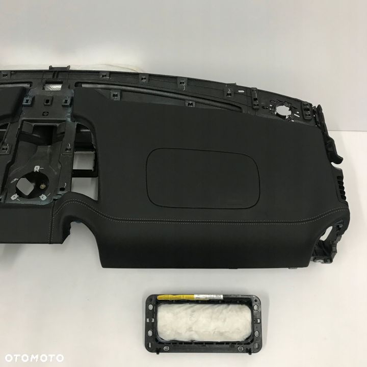 PORSCHE CAYENNE II 2 DESKA ROZDZIELCZA SKÓRA KONSOLA KOKPIT PULPIT PODUSZKI AIRBAG AIR BAG PASY KIT SET - 3