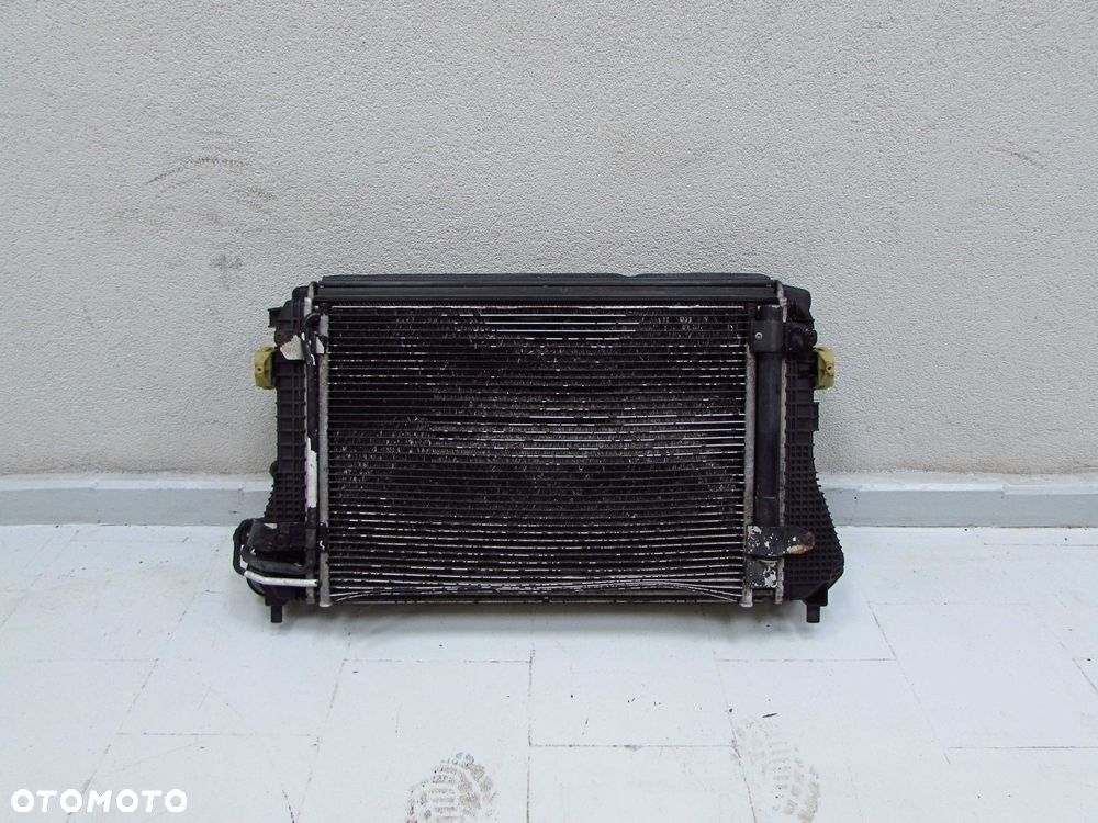 AUDI A3 8P 1.8 2.0 TFSI 03-10 CLODNICE WODY KLIMA INTERCOOLER WENTYLATOR 1K0121207BC 1K0121251DM - 1