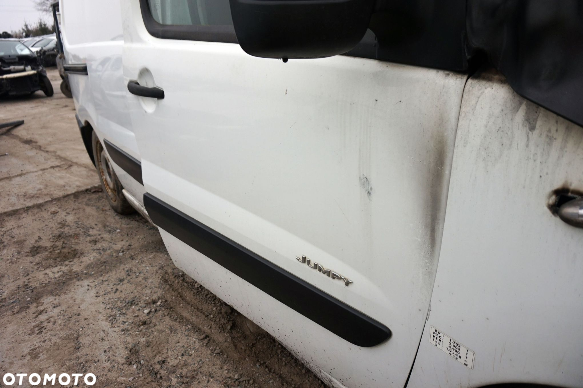 DRZWI PRZEDNIE PRAWE JUMPY II L1H1 EWPA  BIAŁY CITROEN 2007-2012 - 4