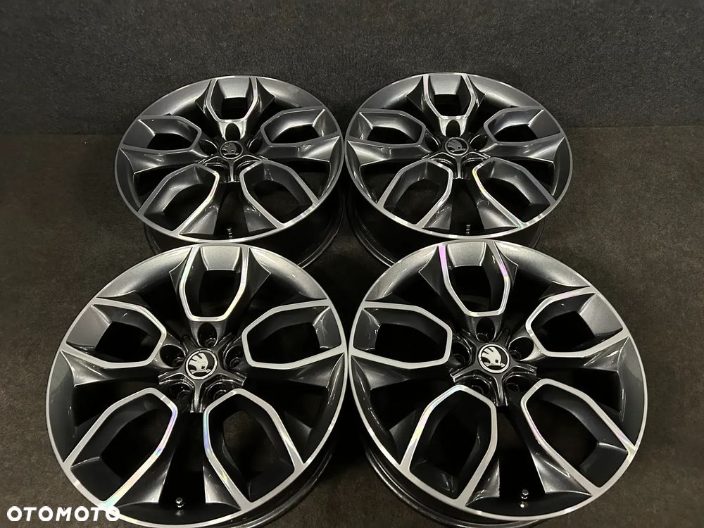 Alufelgi SKODA Kodiaq, Karoq, Superb III, Octavia III 19 cali 5x112 4szt. ładne! - 4