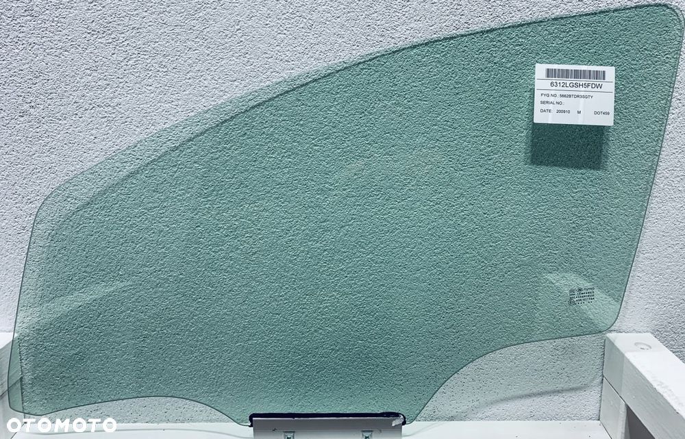 Szyba boczna lewa przednia OPEL CORSA D 5 DRZWI 2007-