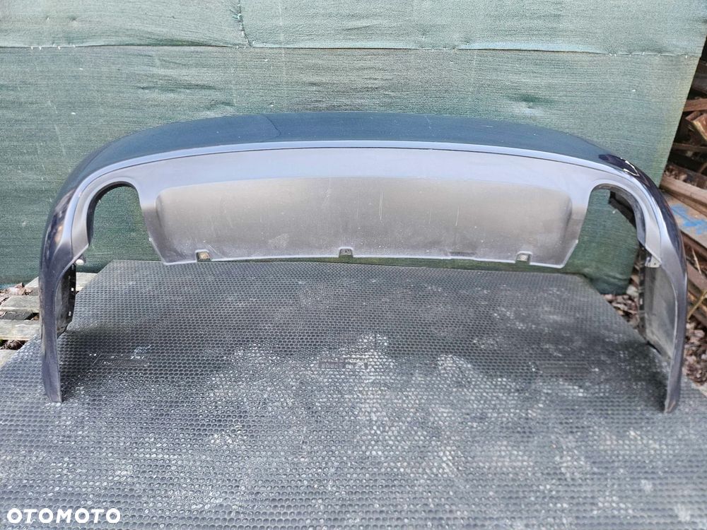Zderzak Tył Tylny 4F5807511A 4F0807521A Granatowy LZ5D Dwa Wydechy Dyfuzor Audi A6 C6 Sedan - 10