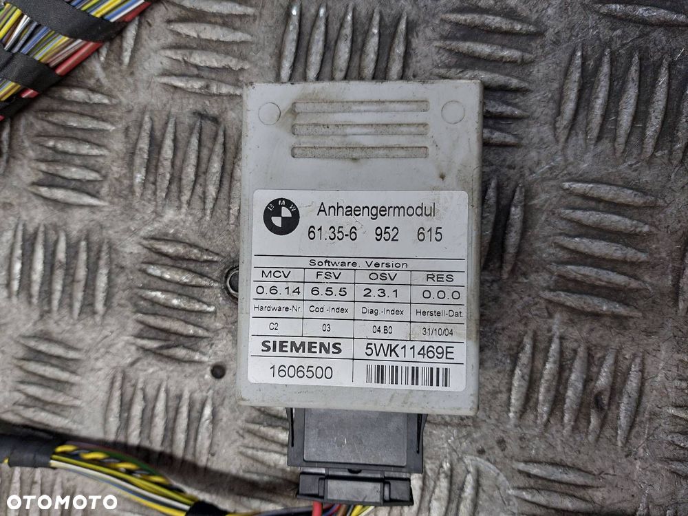 MODUŁ HAKA MODUŁ POMPY MODUŁ ZAWIESZENIA MODUŁ PDC WIĄZKA BMW E61 E60 - 6