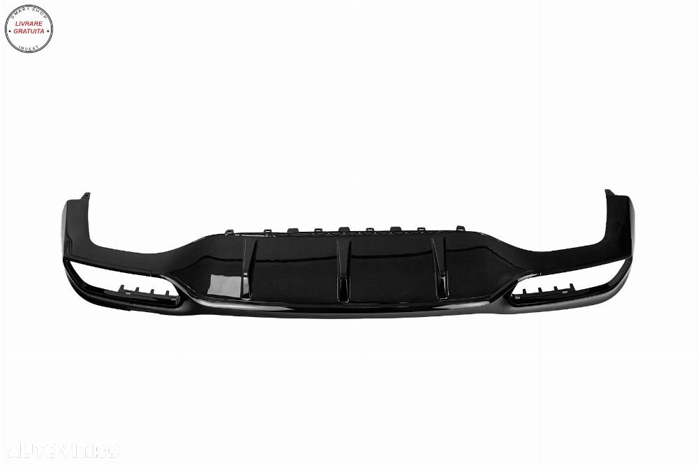 Difuzor Bara Spate Mercedes E-Class W213 S213 Sport Line (2016-2019) Negru Lucios- livrare gratuita - 8