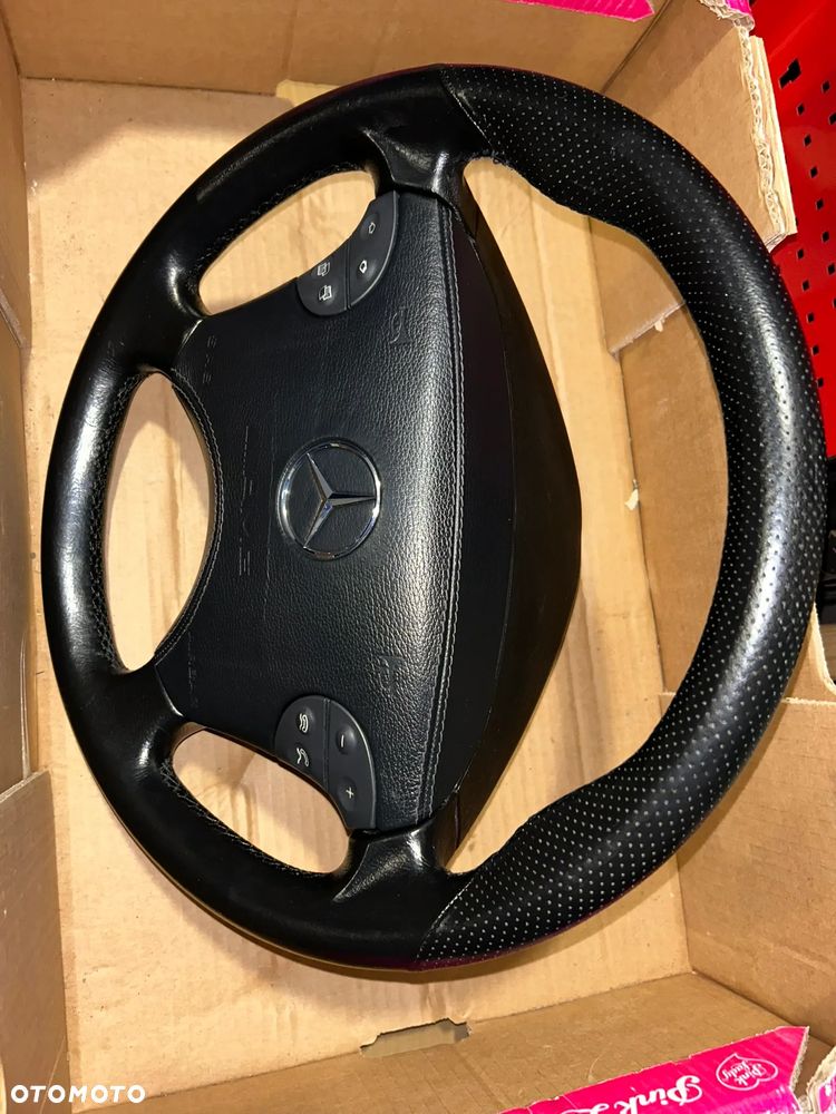 Kierownica MERCEDES CLK 55 W208 W210 E AMG airbag skóra - 13