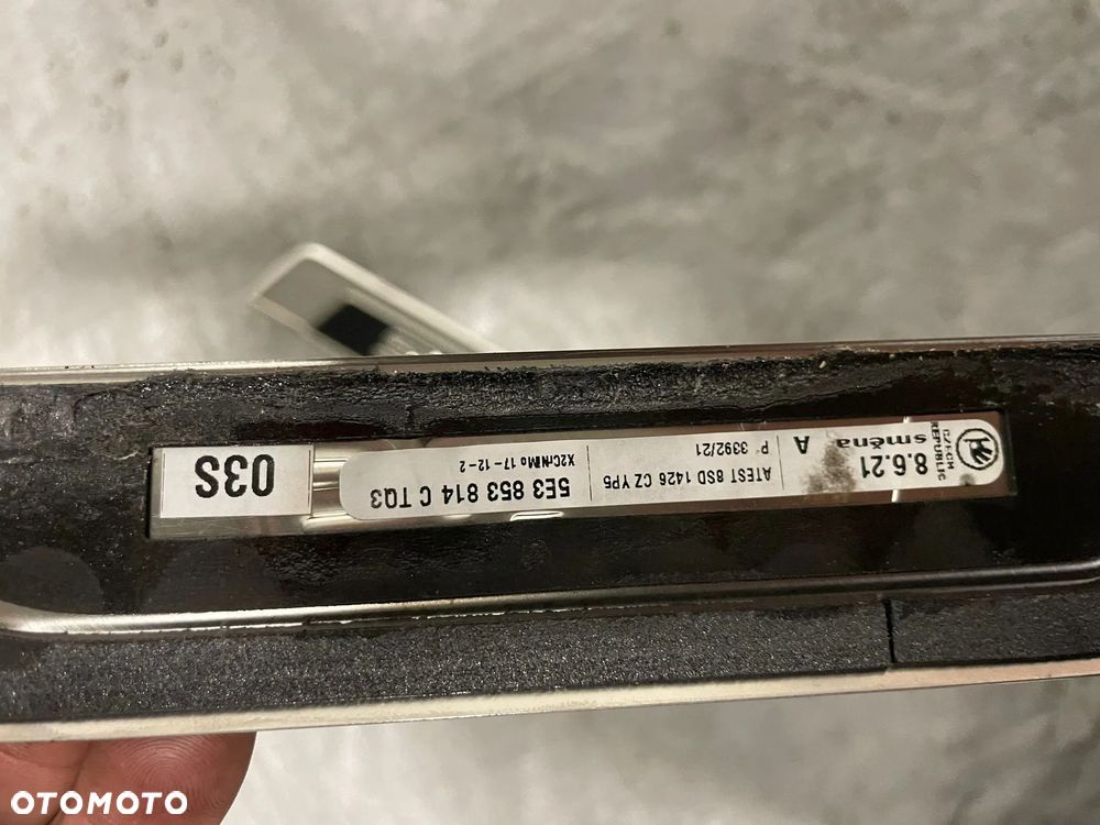 Skoda Octavia IV VRS listwa progu prawa lewa 5E3853814C - 3