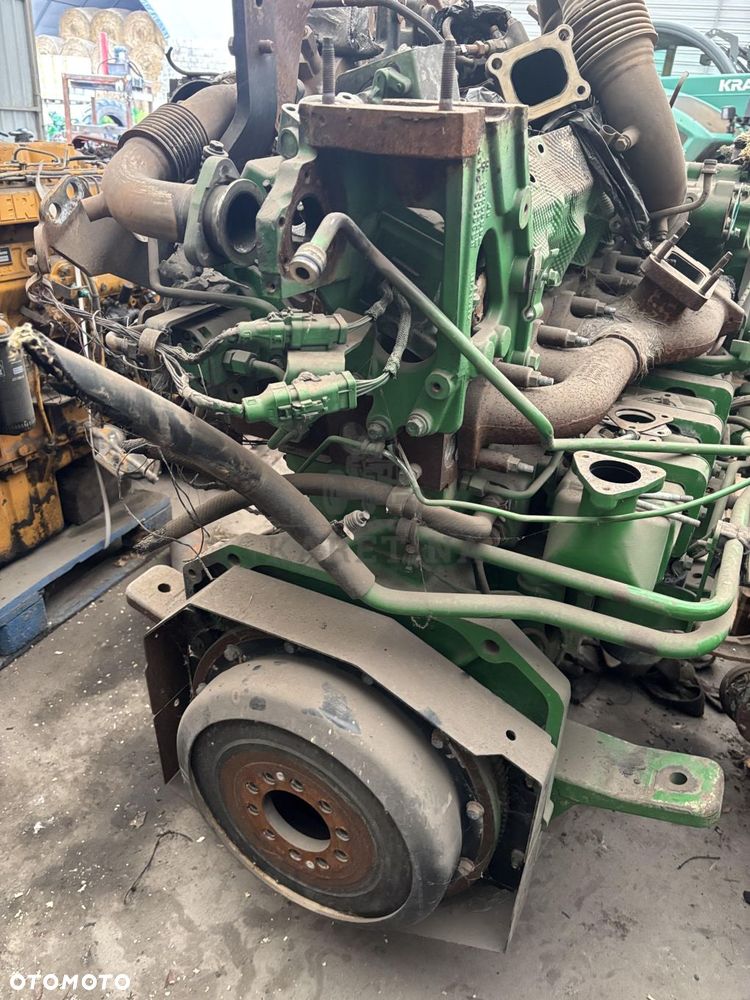 John Deere 6135RW405 Silnik Słupek Blok Kolektor Miska Olejowa Wał Koło Zamachowe Obudowa CZĘŚCI - 5