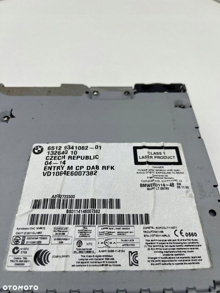BMW F30 F31 RADIO CZYTNIK NAWIGACJA 9341082 - 2