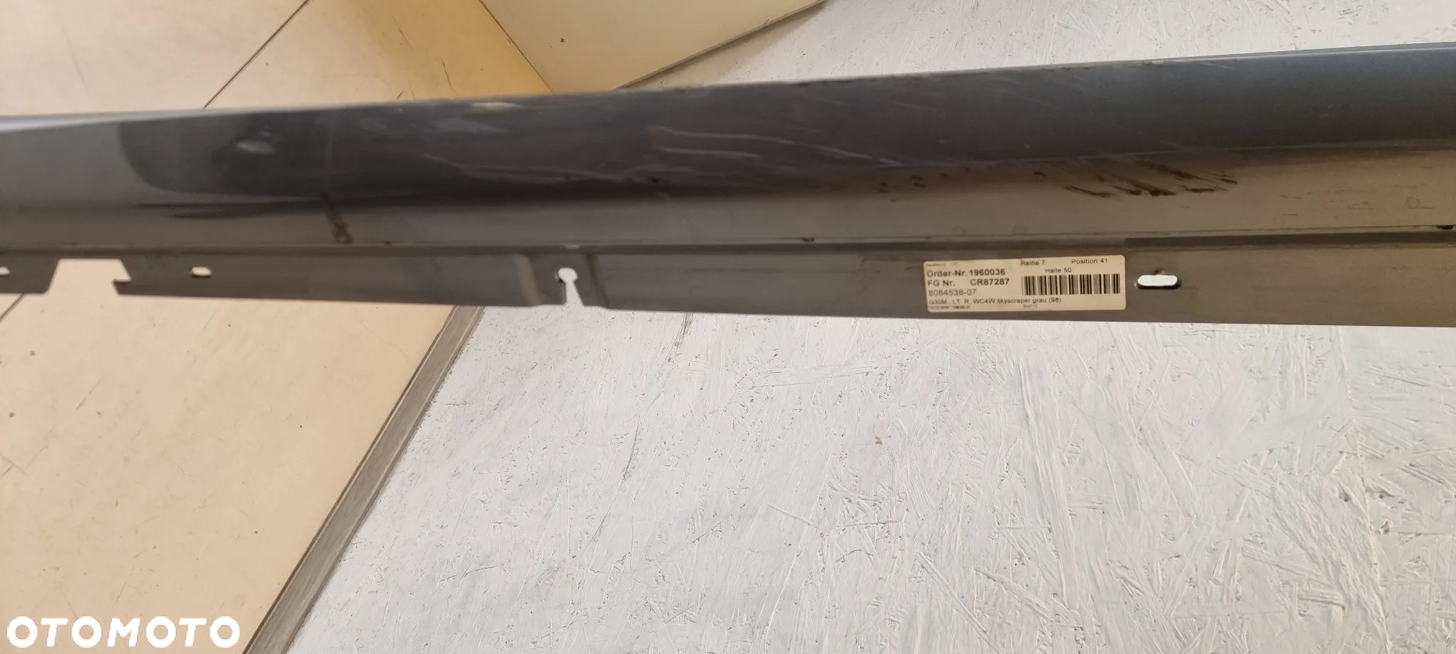 Listwa progowa prawa przód BMW 5 G30/31 M-PAKIET - 6