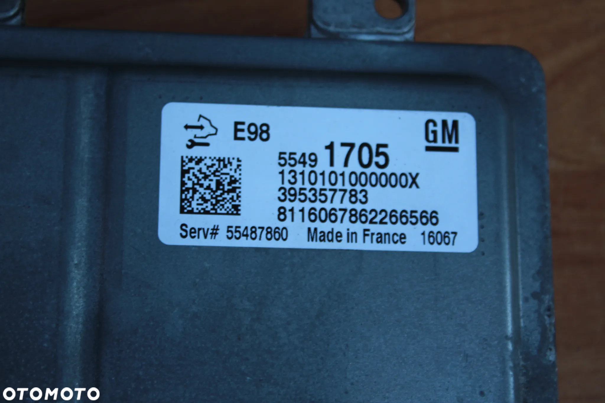 STEROWNIK KOMPUTER SILNIKA OPEL INSIGNIA ASTRA J K ZAFIRA C MERIVA B MOKKA 1.6 CDTI B16DTH 55491705 55487860 - 5