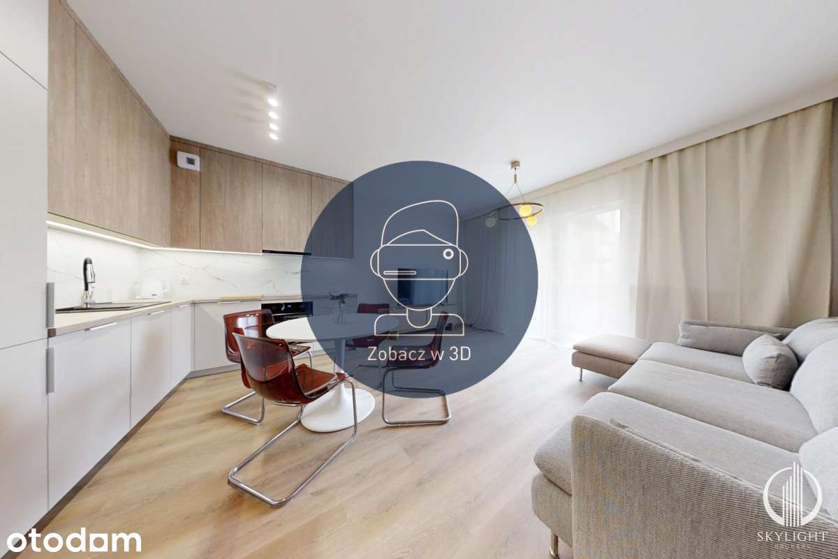 Nowe 3 pokoje 64 m², klimatyzacja, Galeria Mokotów