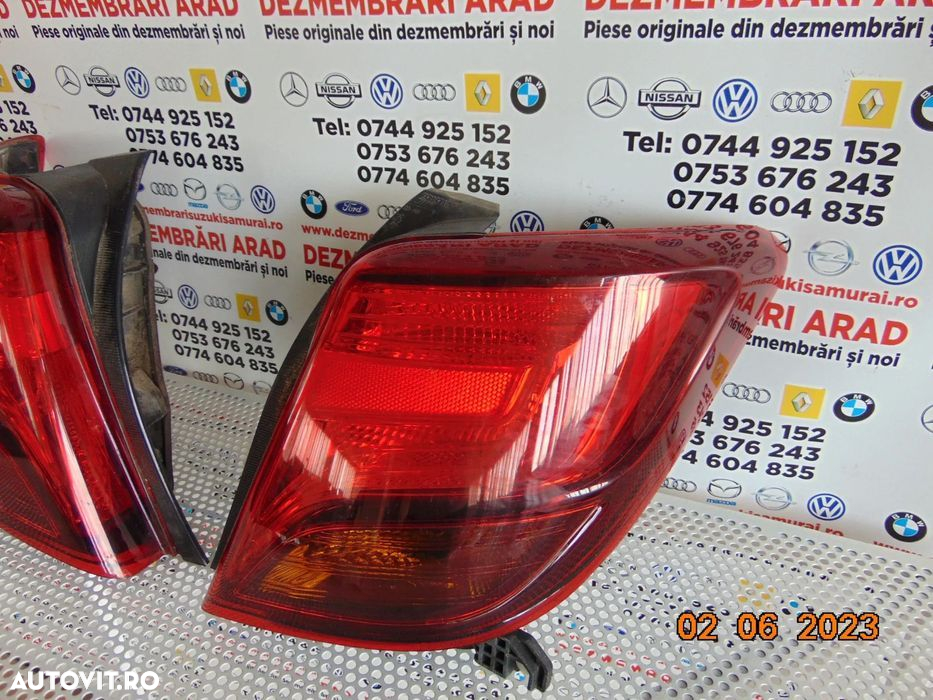 Stop Toyota yaris 2012-2017 lampa tripla spate stanga dreapta stopuri - 3