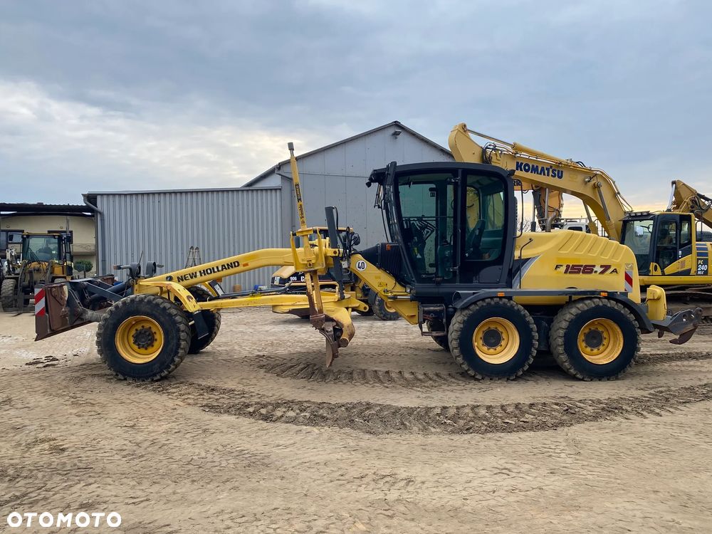 New Holland F156.7A, 10300 MTH, INSTALACJA DO NIWELACJI TRIMBLE 3D, Z NIEMIEC, NAPĘD 6X6, ZRYWAK, PRZEDNI PŁUG, - 1