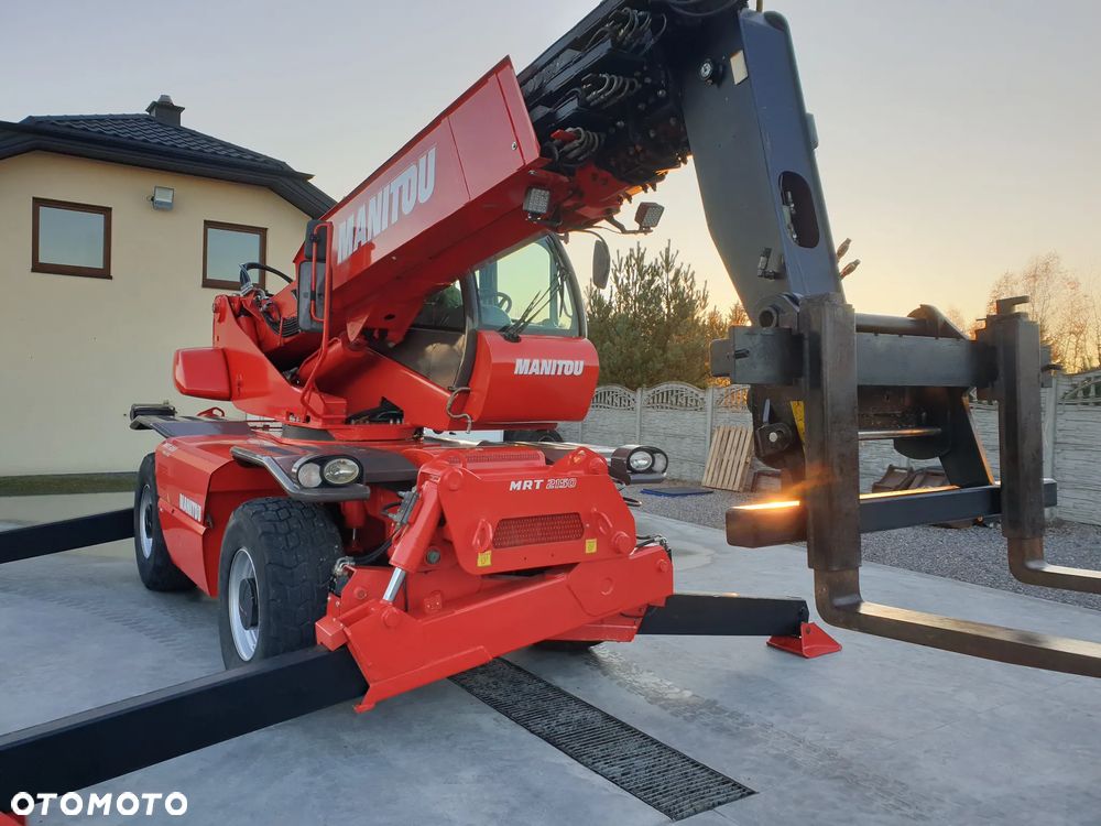 Manitou MRT ROTO Privilege KOSZ/WIDŁY/PILOT SPROWADZONA PIĘKNY STAN - 4