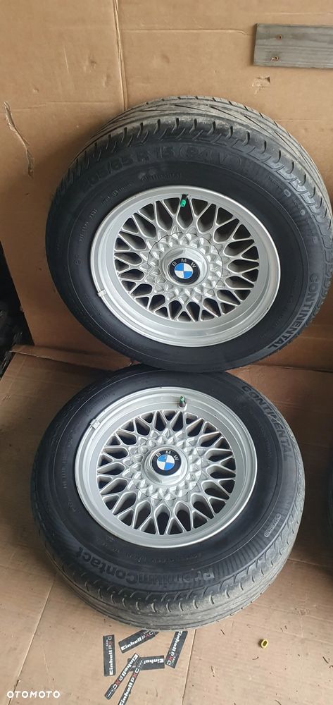 Alufelgi z oponami alusy BBS Oryginał 5x120 R15 7J ET20 205/65 R15 BMW E24 E32 E34 1179774 - 3
