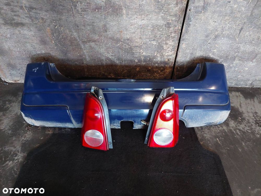 ZDERZAK TYŁ + LAMPY TYŁ OPEL AGILA A Z20Z - 1