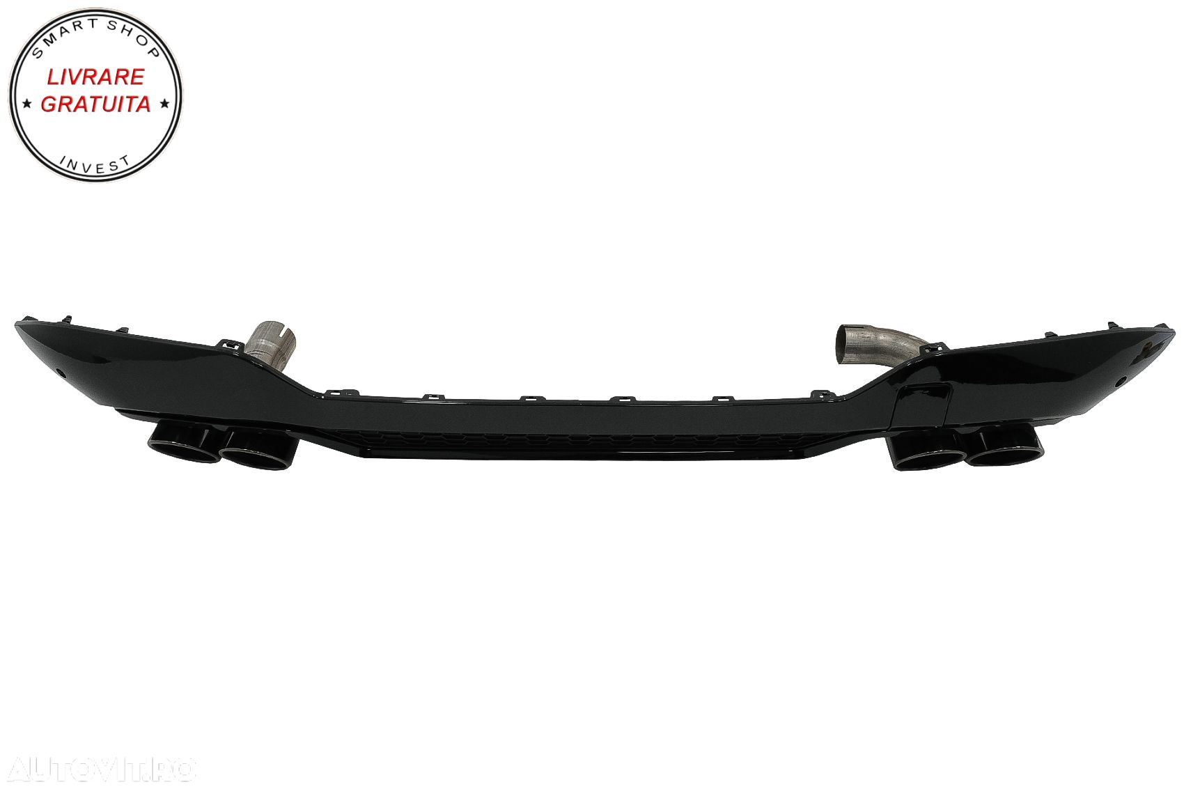 Difuzor Bara Spate Evacuare Dubla cu Ornamente evacuare BMW X3 G01 LCI M-Sport (20- livrare gratuita - 3