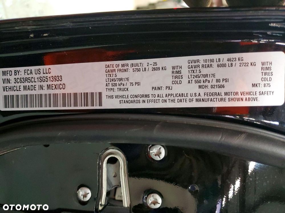 RAM 2500 - 12