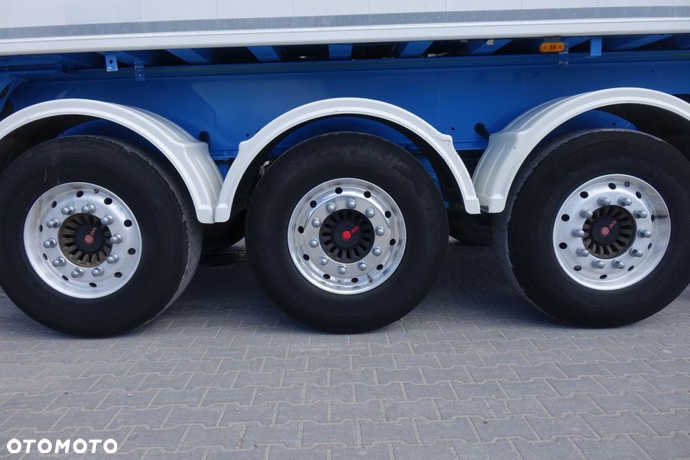 Stas WYWROTKA 26,5m3 / ALUMINIOWA /OSIE SAF /OŚ PODNOSZONA / ALUMINIOWE FELGI / SZYBER ZBOŻOWY / PLANDEKA - 20