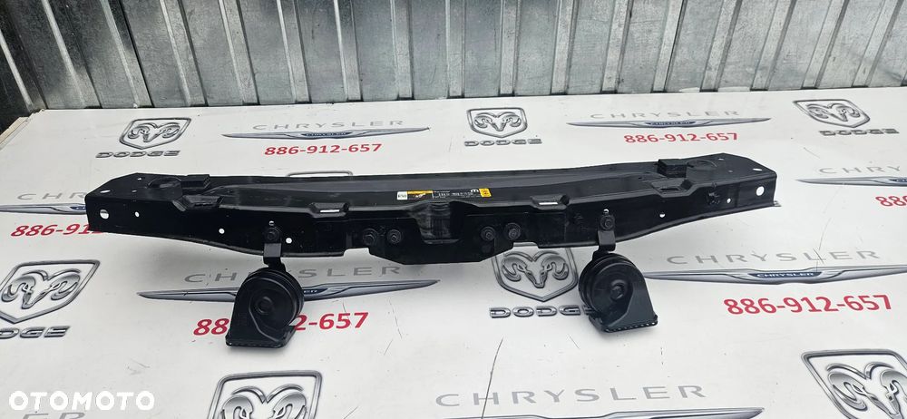 Dodge Durango III LIFT 2021-2025  Pas górny Wzmocnienie czołowe Belka przednia Uchyt chłodnicy Mocowanie chłodnic Pas środkowy Wspornik pasa Klaksony - 1