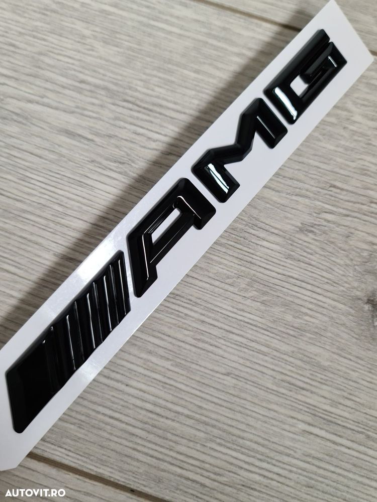 Emblema-Sigla-Logo-AMG-Spate-Haion-Mercedes-A-C-E-S-CLS-GLE-GLC-CLA-SL - 2