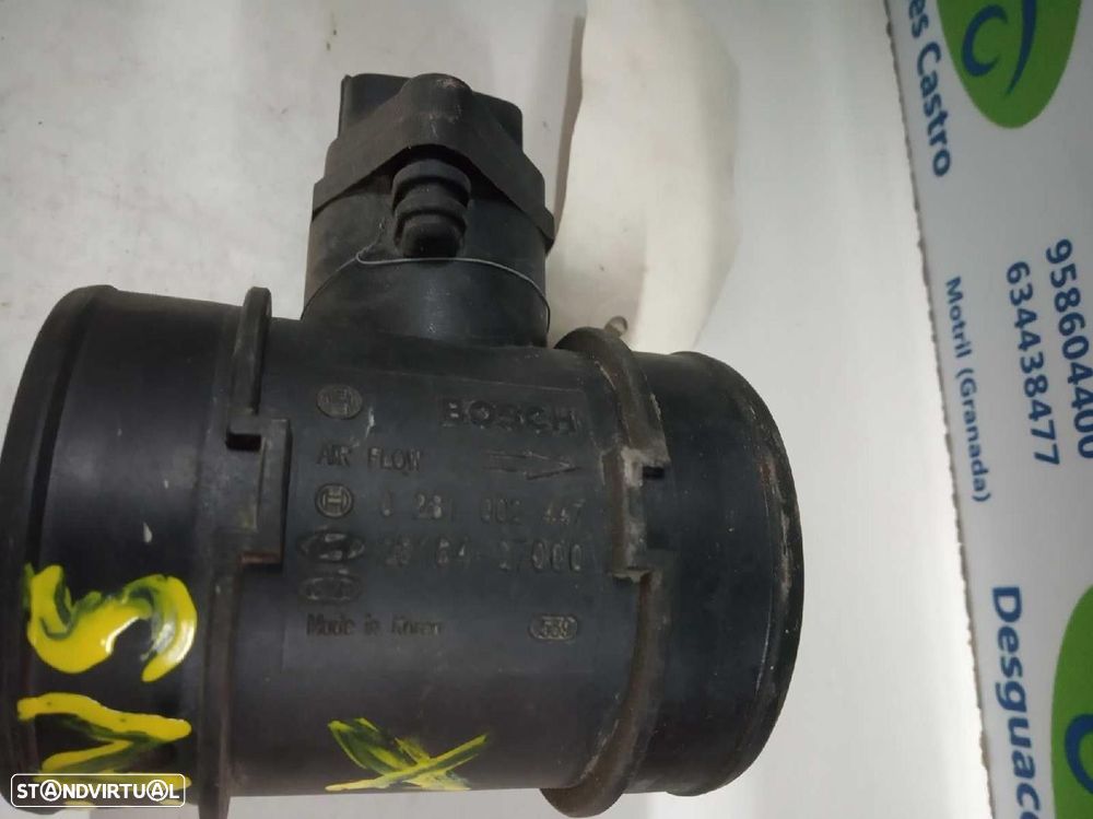 MEDIDOR DE MASSA DE AR KIA CARENS II LIMUSINA 2002 -0281002447 - 2